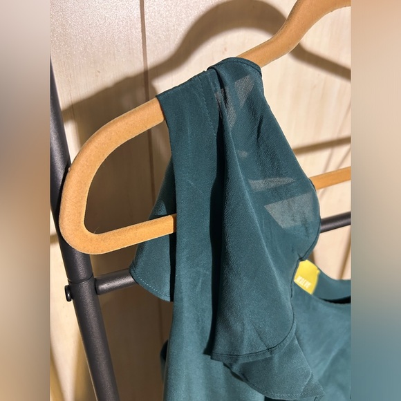 Maeve by Anthropologie One Shoulder Ruffle Blouse - Picture 9 of 11